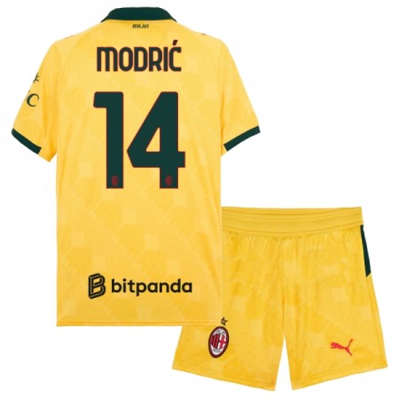 AC Milan Modrić 14 Matchtröjor Barn Tredje Fotbollströja 2025-26